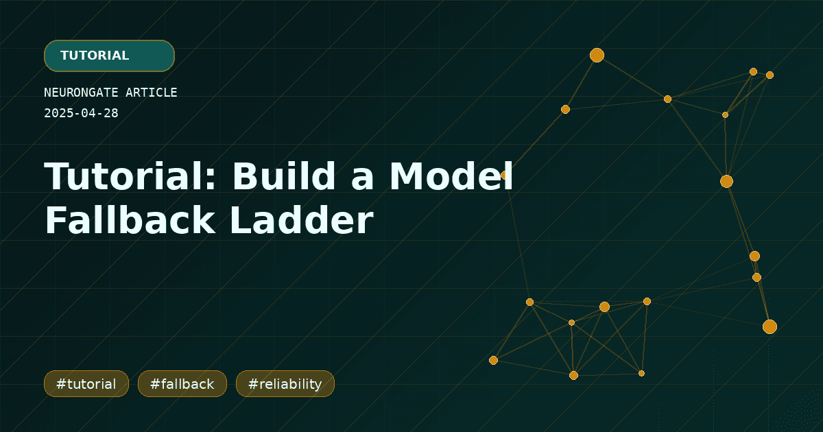 Tutorial: Build a Model Fallback Ladder article preview graphic