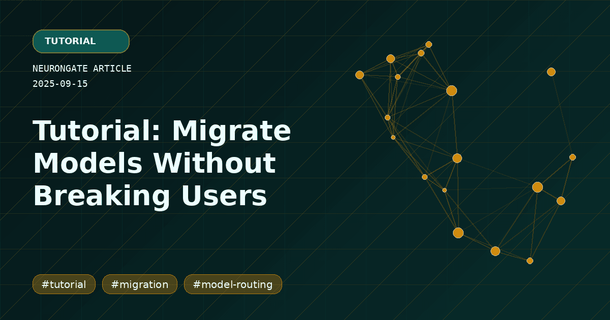 Tutorial: Migrate Models Without Breaking Users article preview graphic
