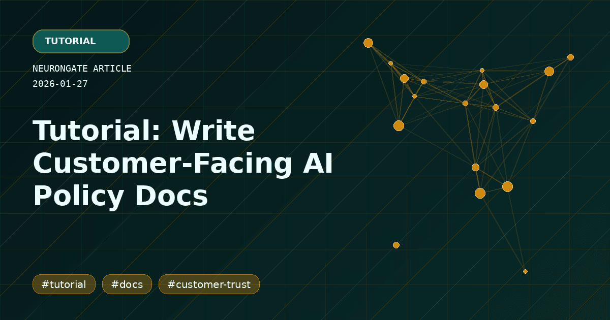 Tutorial: Write Customer-Facing AI Policy Docs article preview graphic