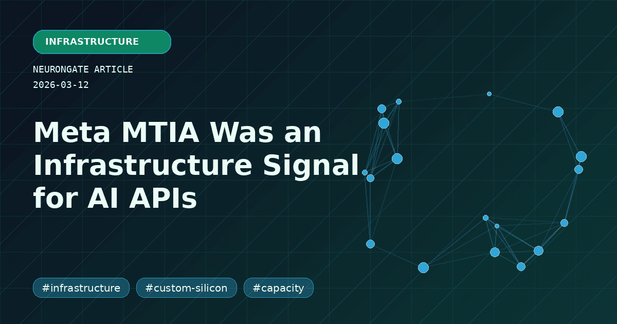 Meta MTIA Was an Infrastructure Signal for AI APIs article preview graphic