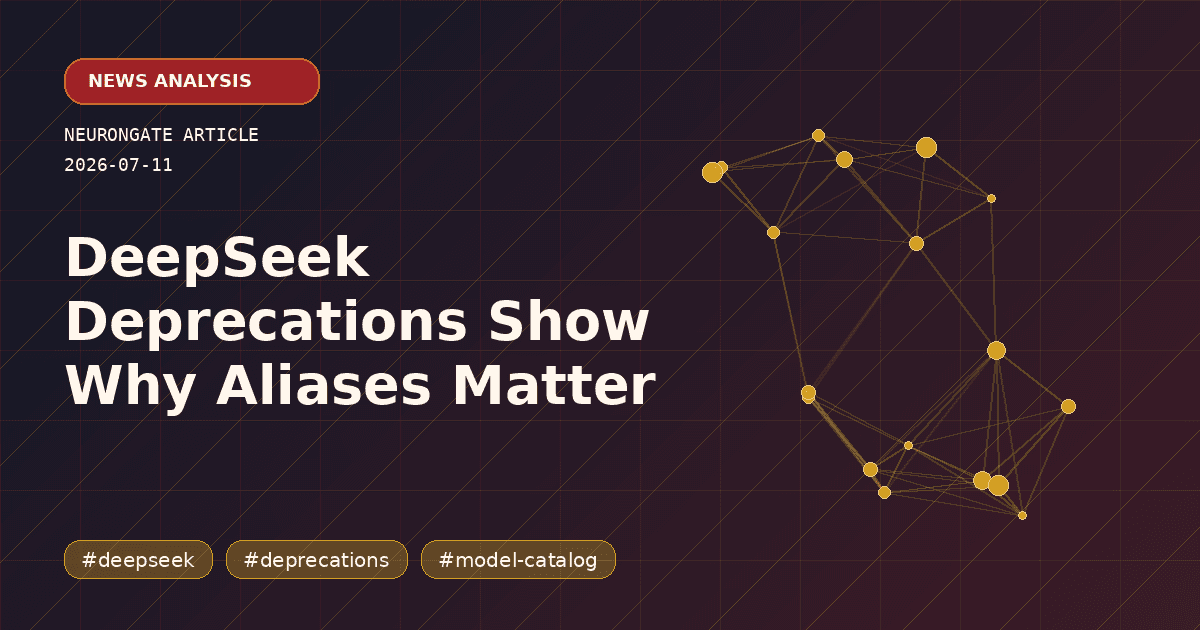 DeepSeek Deprecations Show Why Aliases Matter article preview graphic