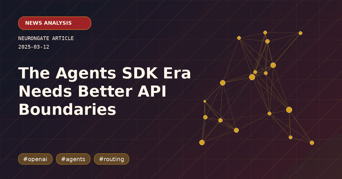 The Agents SDK Era Needs Better API Boundaries article preview graphic