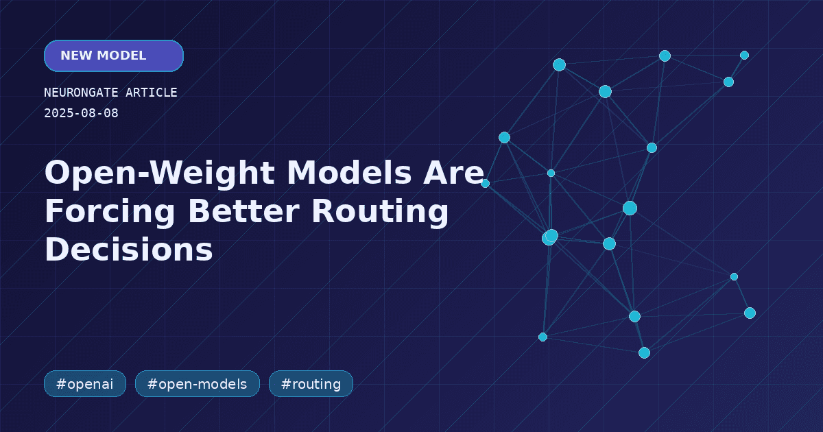 Open-Weight Models Are Forcing Better Routing Decisions article preview graphic